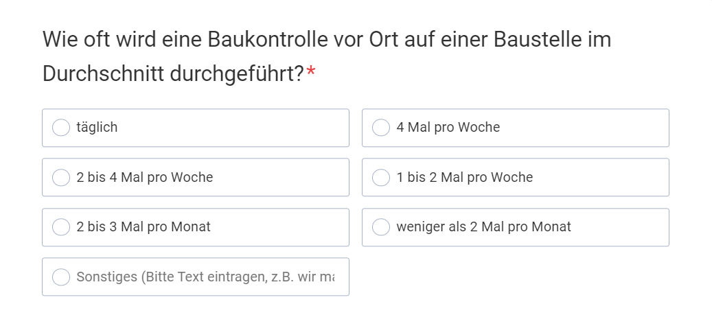 Bewertung des Stands der Digitalisierung. Wie effizient arbeite ich auf der Baustelle? Welche Potenziale gibt es noch? Bewertung des Stands der Digitalisierung. Wie effizient arbeite ich auf der Baustelle? Welche Potenziale gibt es noch?